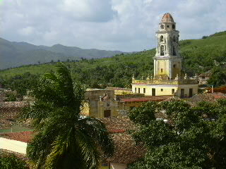 Blick über Trinidat -Kirche-